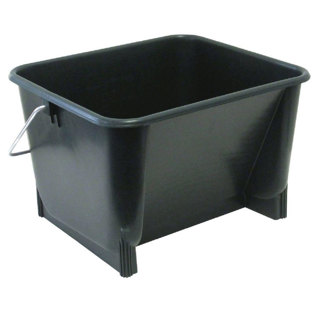 United Solutions PN0063 16-Quart Paint Pail, 15.1-Liter, 4 Gallon, Black