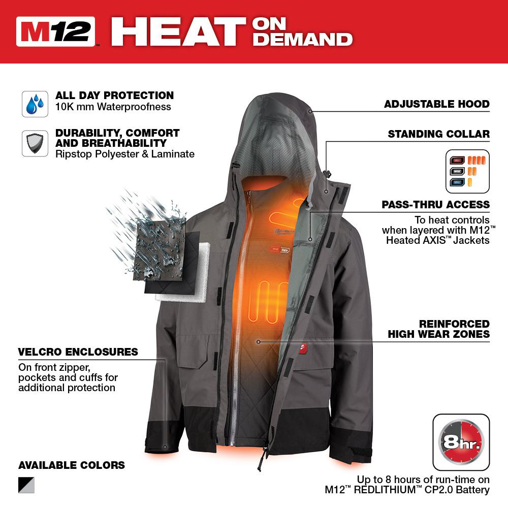 milwaukee heated jacket kit home depot