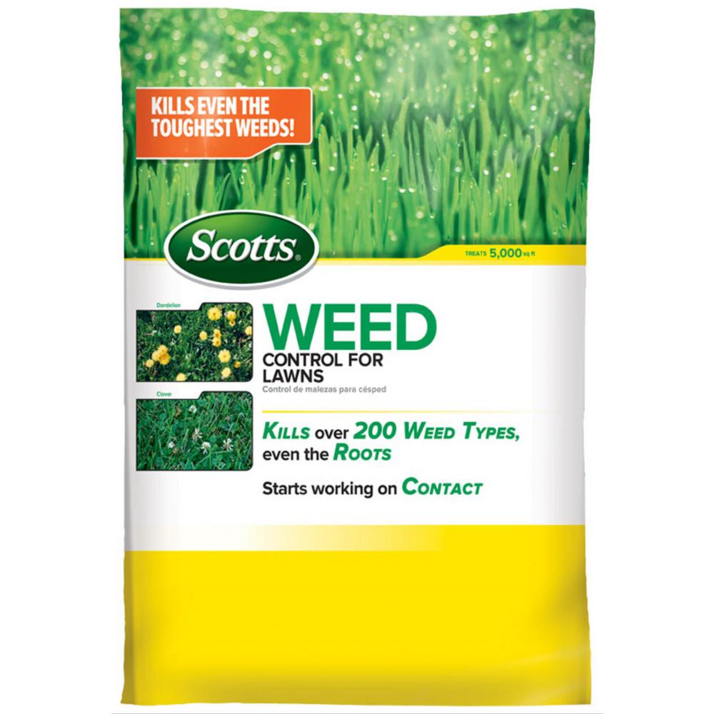 Scotts 5,000 sq. ft. Weed Control for Lawns-49801C - The Home Depot