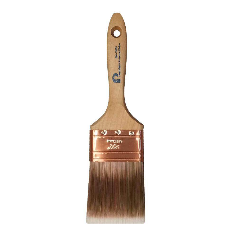Wooster Pro 21/2 in. Nylon/Polyester Flat Brush0H21450024 The Home