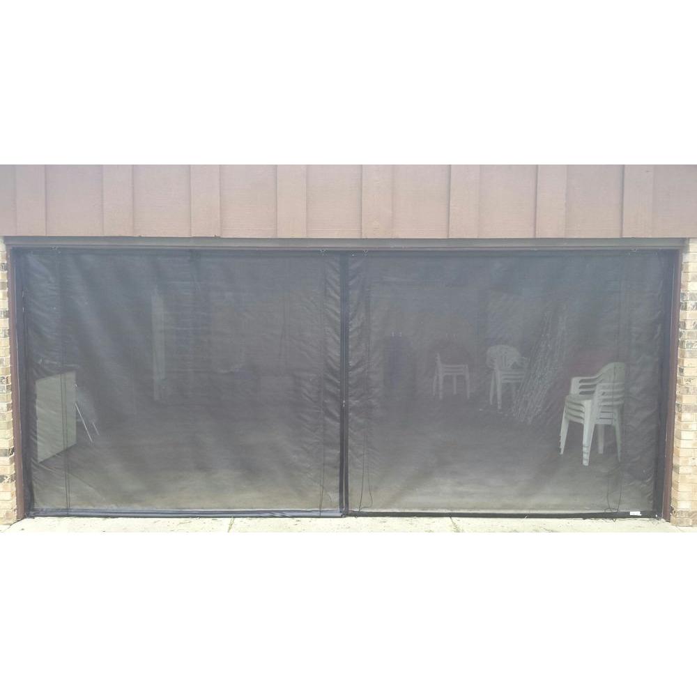 Fresh Air Screens 16 Ft X 7 Ft 3 Zipper Garage Door Screen