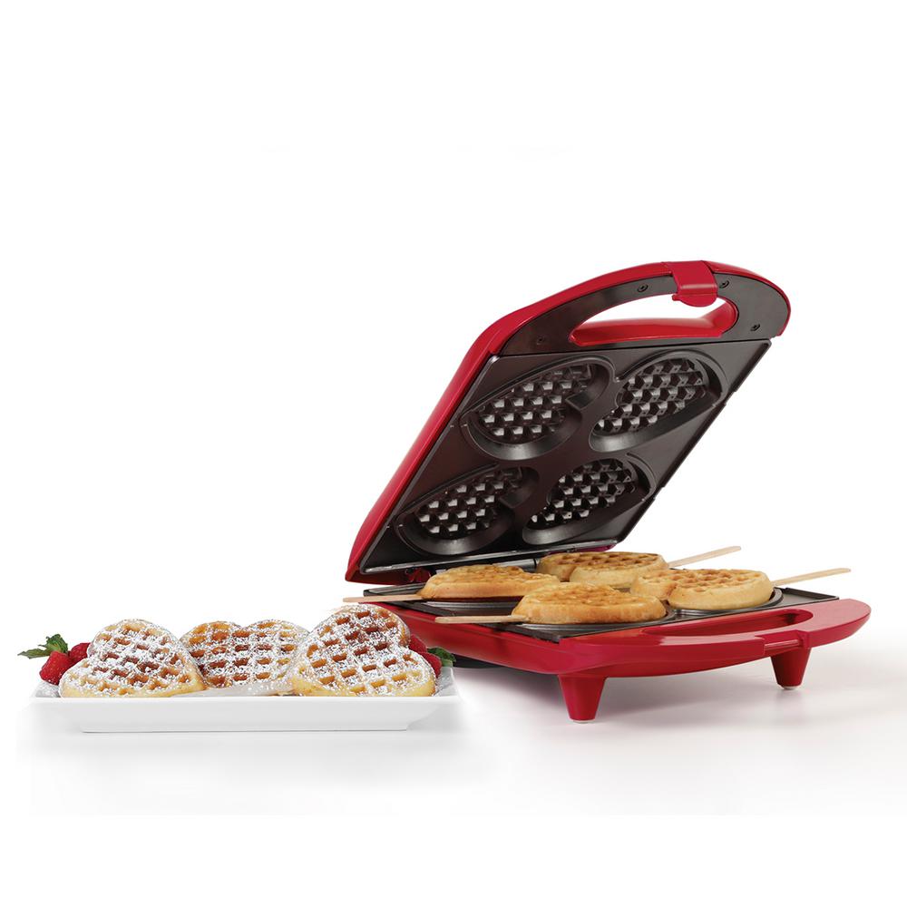 HOLSTEIN HOUSEWARES Heart Shaped Waffle MakerHF09031R The Home Depot
