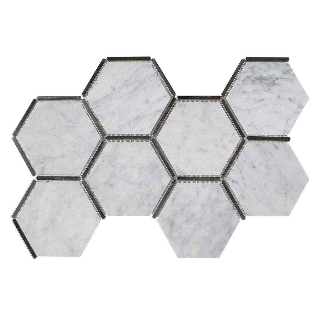 Jeff Lewis Laurel Nickel White Honeycomb 8 625 In X 15 125 In X