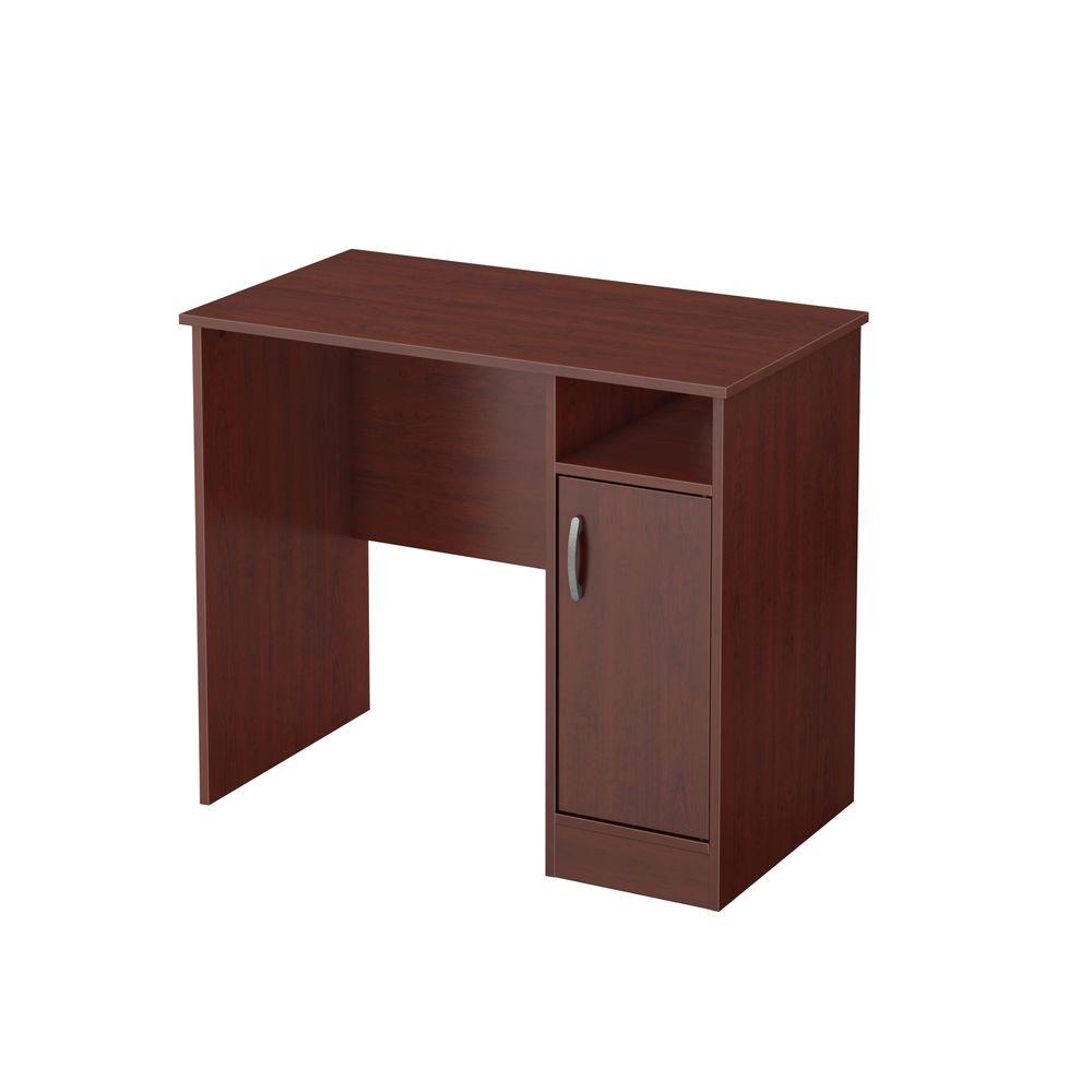 South Shore Axess Desk In Royal Cherry 7246075 The Home Depot