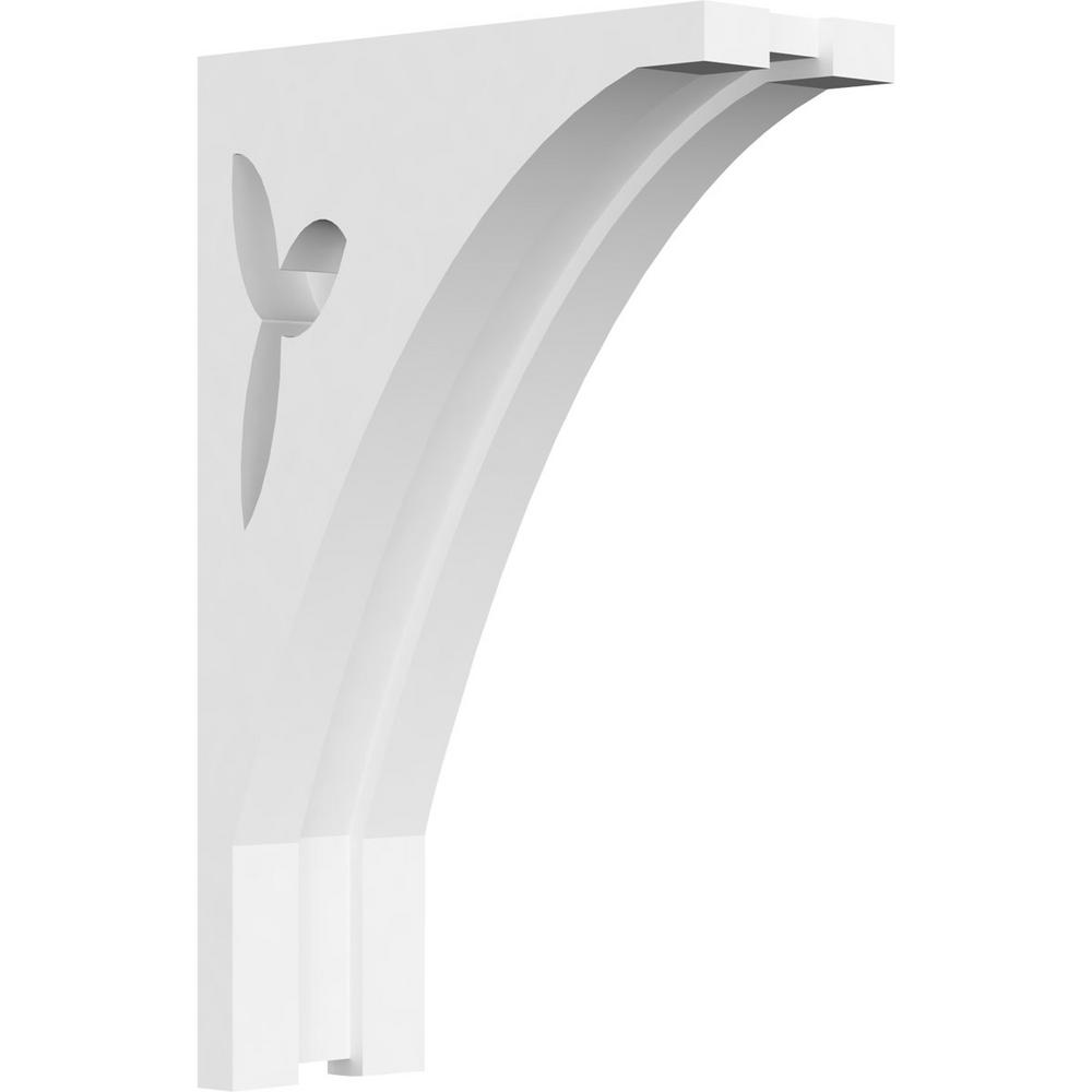 Ekena Millwork 17/8 in. x 7 in. x 41/2 in. PVC Naple Corbel