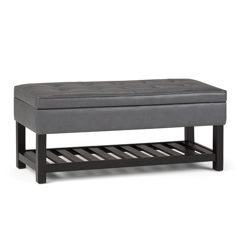 gray - bedroom benches - bedroom furniture - the home depot