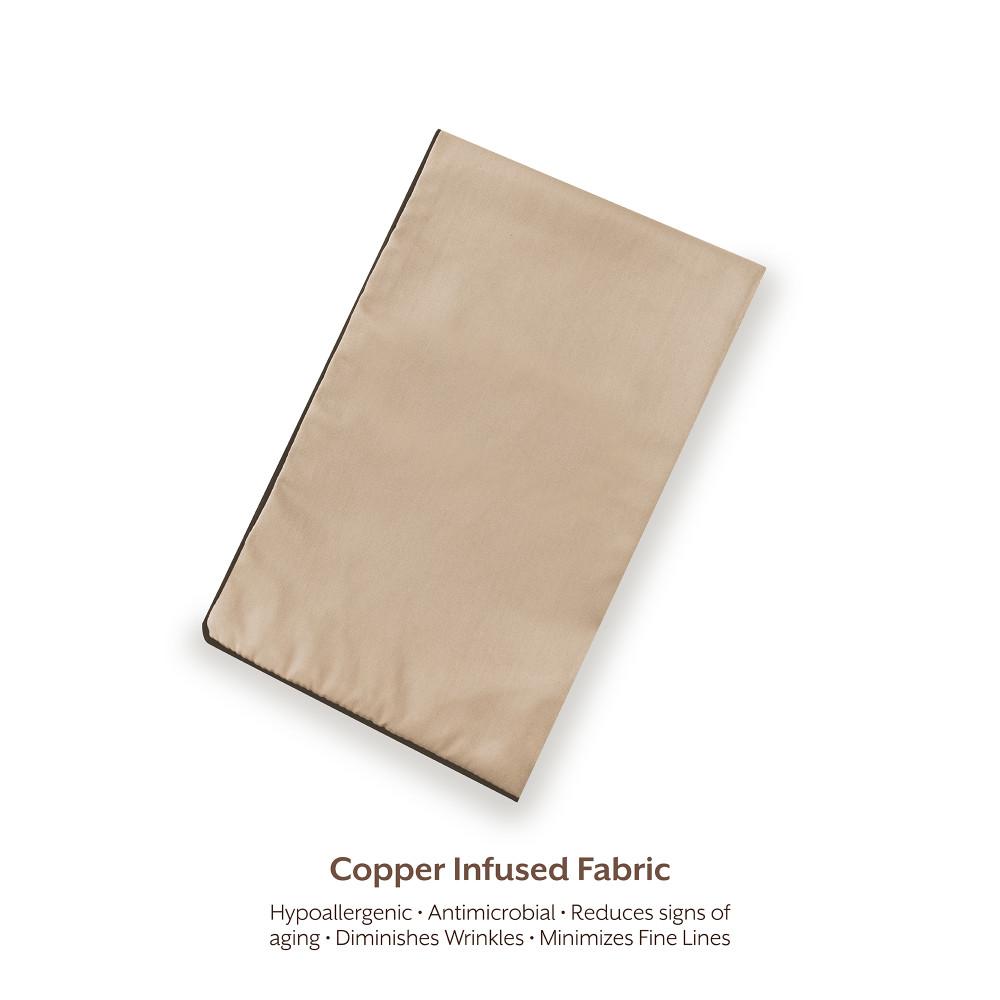 Biopedic Nightspa Copper King Pillowcase 36802 The Home Depot