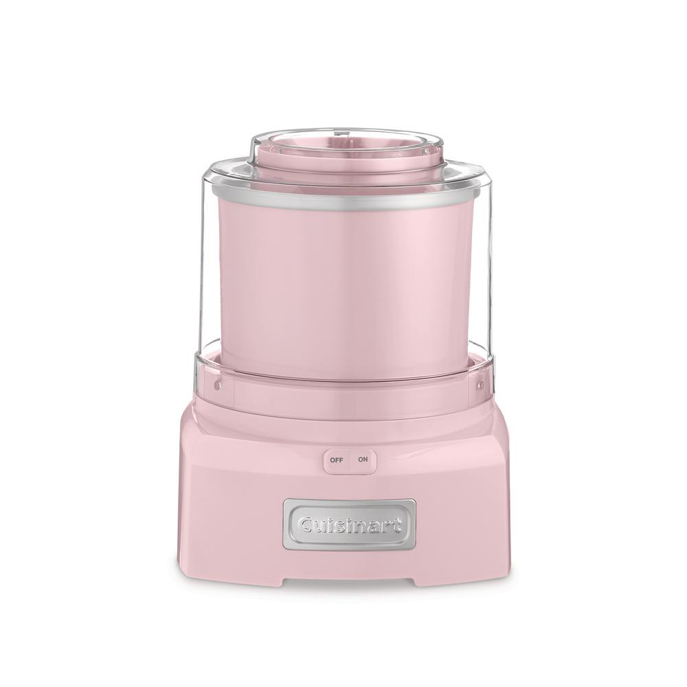 Cuisinart 1 1 2 Qt Frozen Yogurt Ice Cream And Sorbet Maker Ice 21 The Home Depot