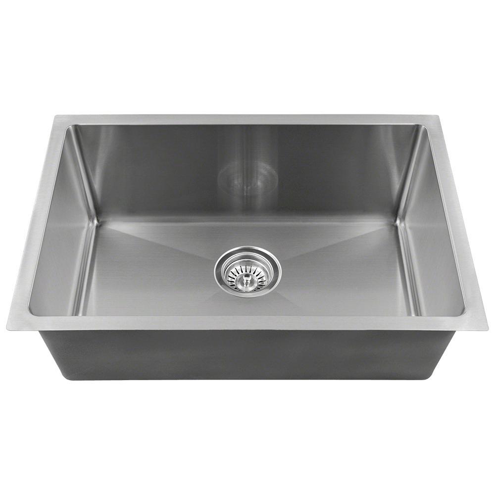 Mr Direct Undermount Stainless Steel 18 In Single Bowl Kitchen Sink Mr Direct Undermount Stainless Steel 18 In Single Bowl Kitchen Sink