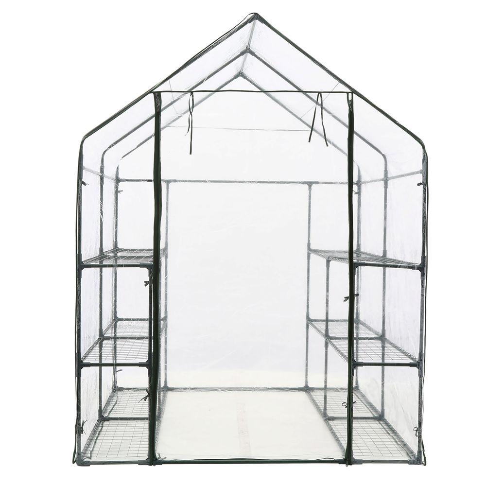 Bond Manufacturing 4.85 ft. x 4.80 ft. x 6.4 ft. Bloom Large Greenhouse