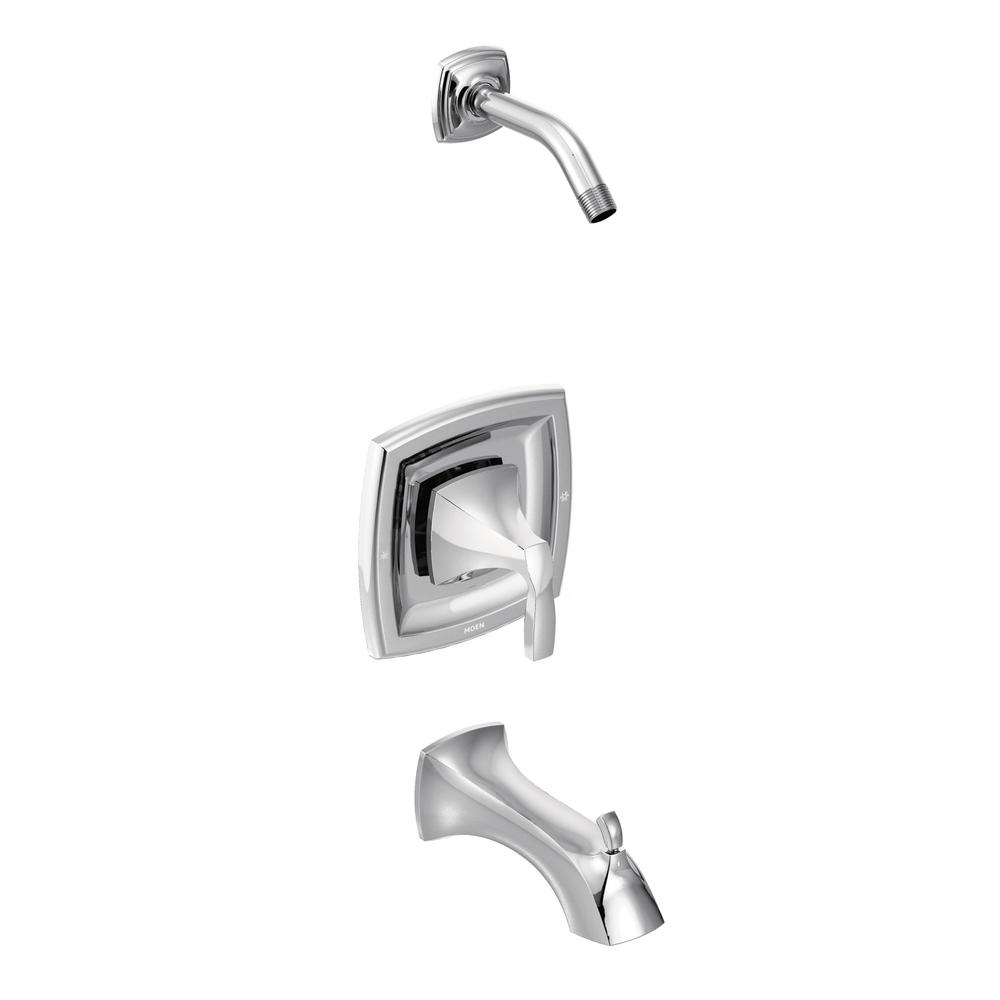 MOEN Voss Moentrol 1Handle Tub and Shower Faucet Trim Kit in Chrome (Valve and Shower Head Not