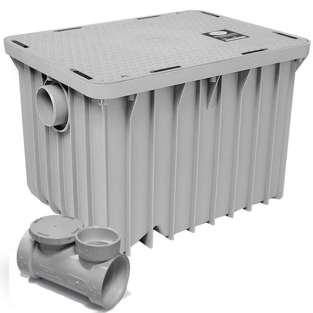 CANPLAS Endura Grease Interceptor 20 GPM 23-2/3 inch L Thermoplastic Grease Trap... by CANPLAS