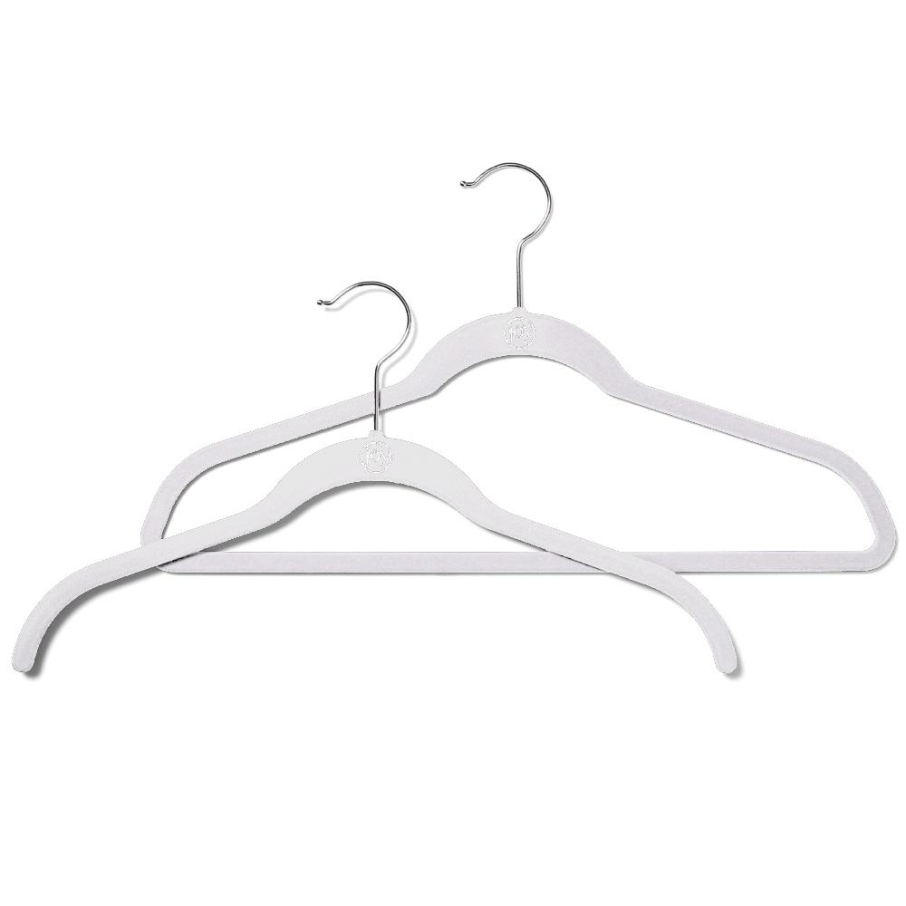 white felt hangers