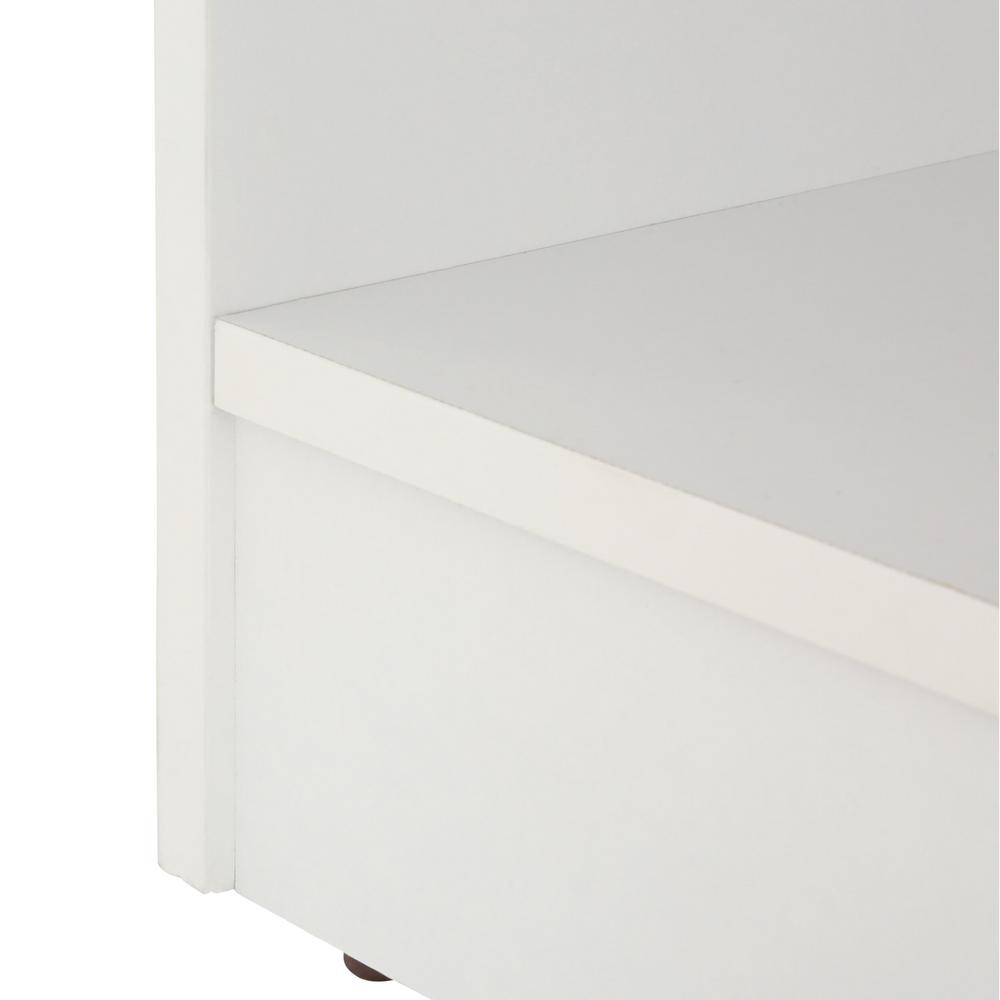 Hampton Bay 3 Shelf Standard Bookcase in White THD90003 1a-OF - The ...