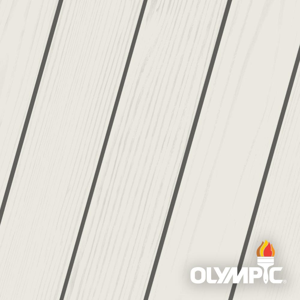 Olympic Maximum 5 gal. Outside White Semi-Transparent Exterior Stain ... Olympic Maximum 5 gal. Outside White Semi-Transparent Exterior Stain ...