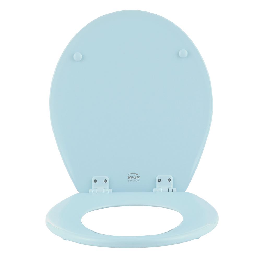 ROUND BEMIS 500EC 464 Toilet Seat with Easy Clean /& Change Hinges Durable E...