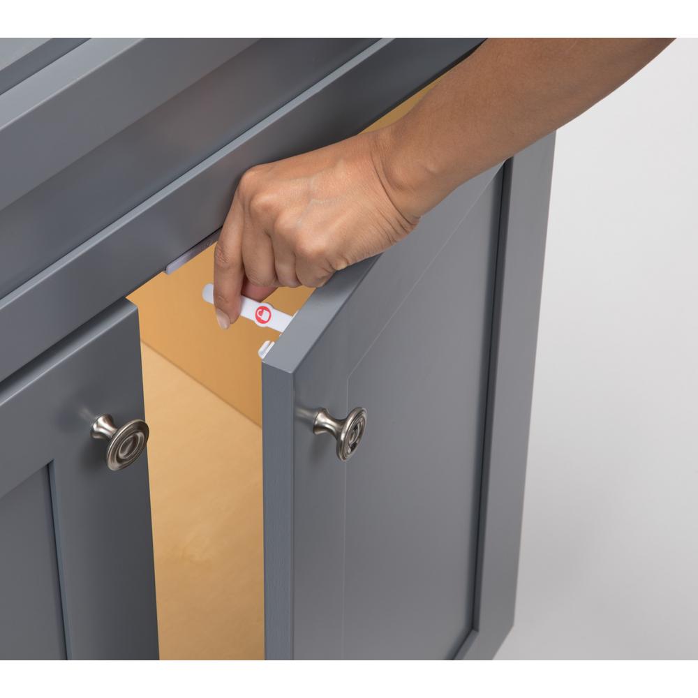 safety first adhesive cabinet and drawer latches