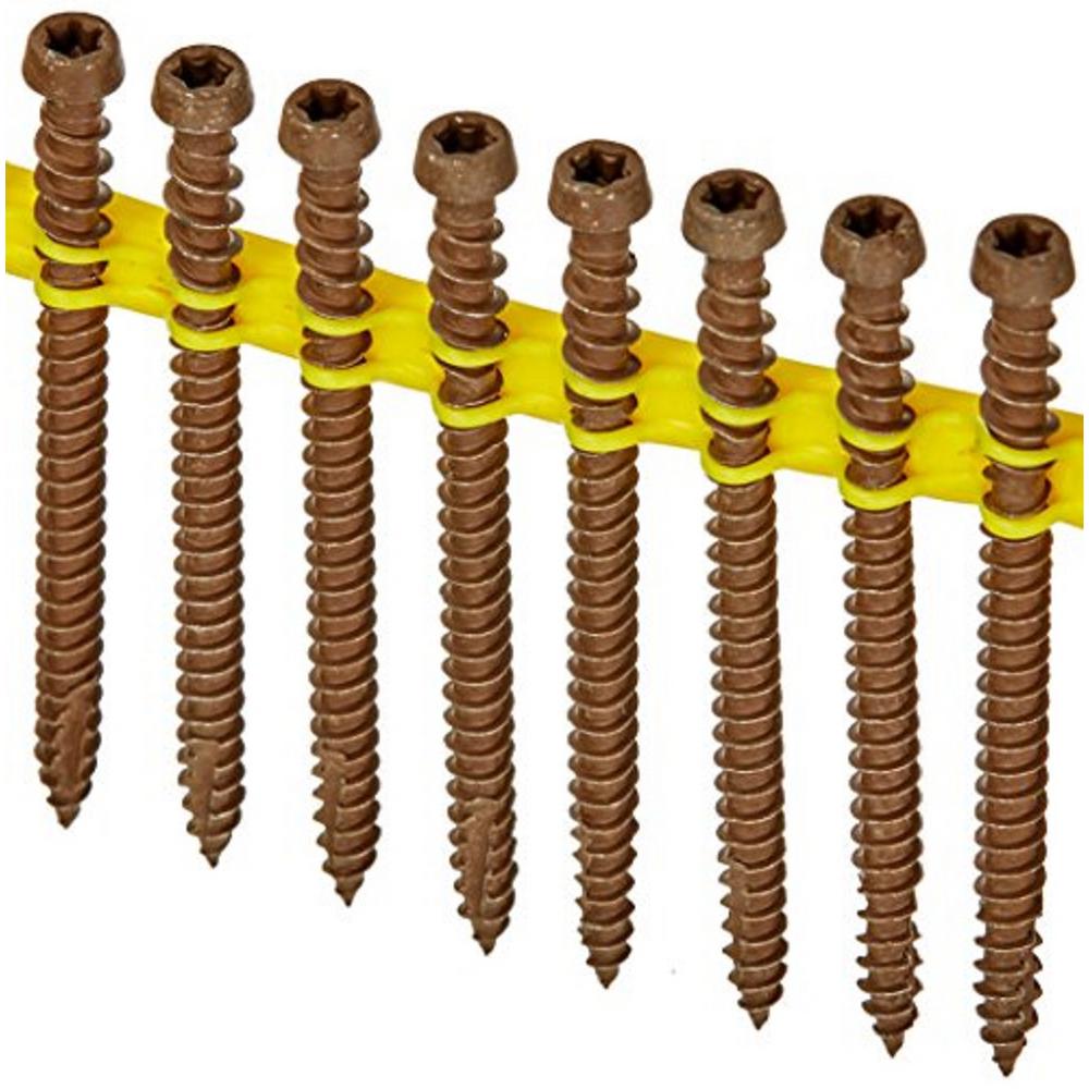 Simpson Strong-Tie DCU234BR05R350 #10 x 2-3//4/" Hand-Drive Composite Deck Screw