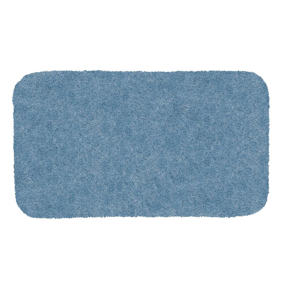 Mohawk Home Pure Perfection Wedgewood 20 in. x 34 in. Nylon Bath Rug