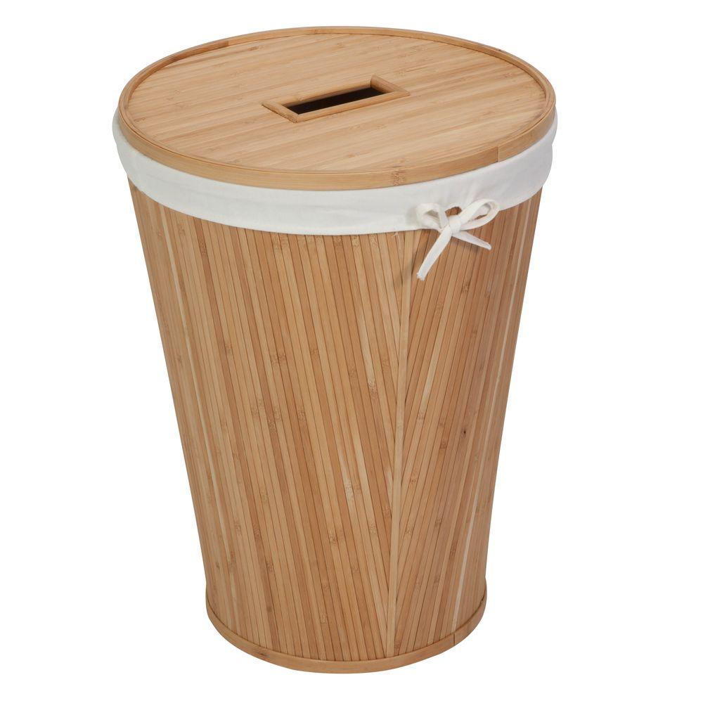 HoneyCanDo Nested Bamboo Hamper with LidHMP04155 The Home Depot