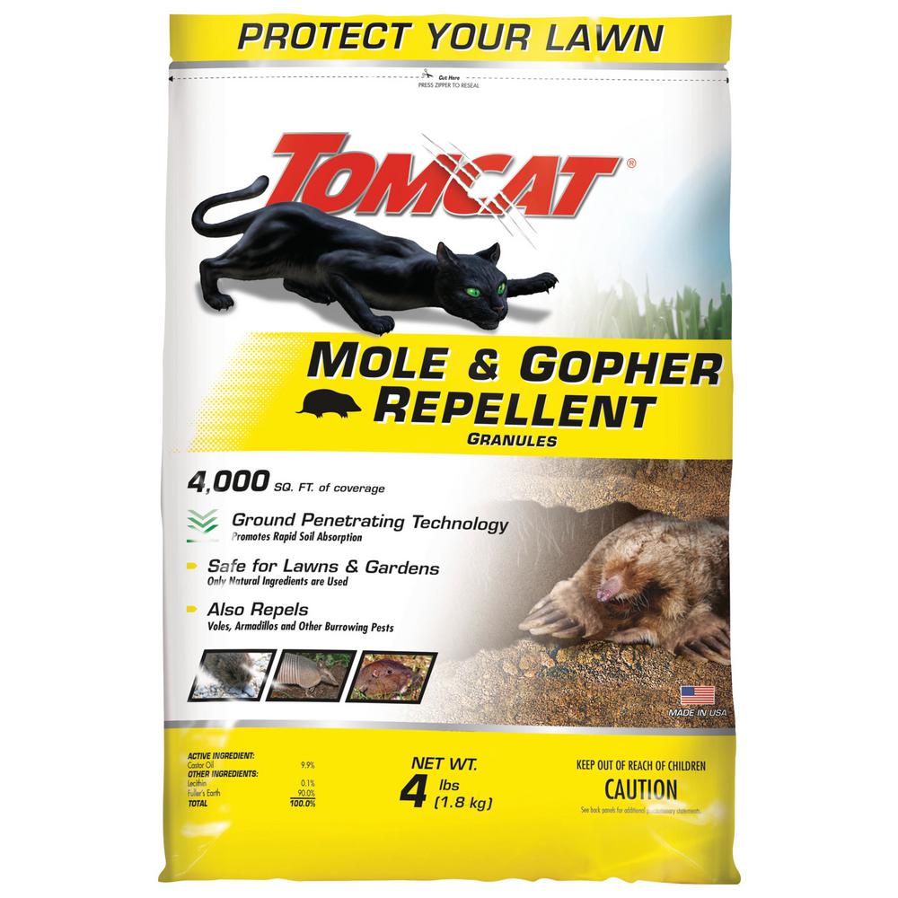 Tomcat 4 lb. Mole and Gopher Repellent Granules037320405 The Home Depot