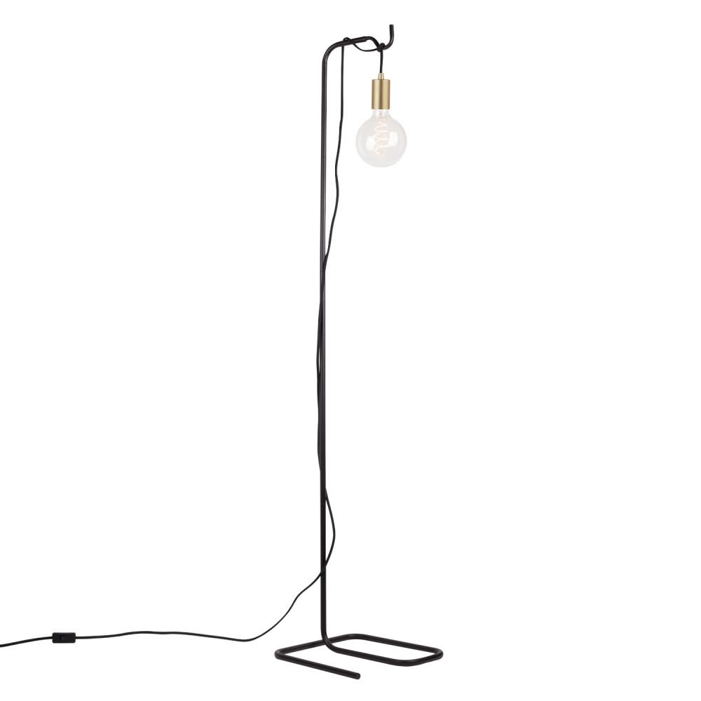 Globe Electric Designer Series 60 In Black Floor Lamp With Globe Electric Designer Series 60 In Black Floor Lamp With Fabric Cord And Exposed