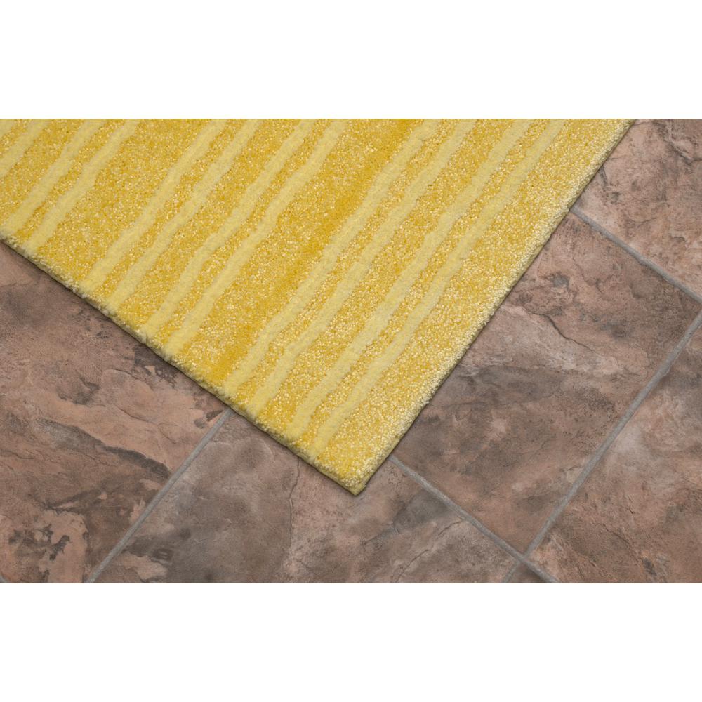 Garland Rug Grand Isle Rubber Ducky Yellow 21 In X 34 In Striped