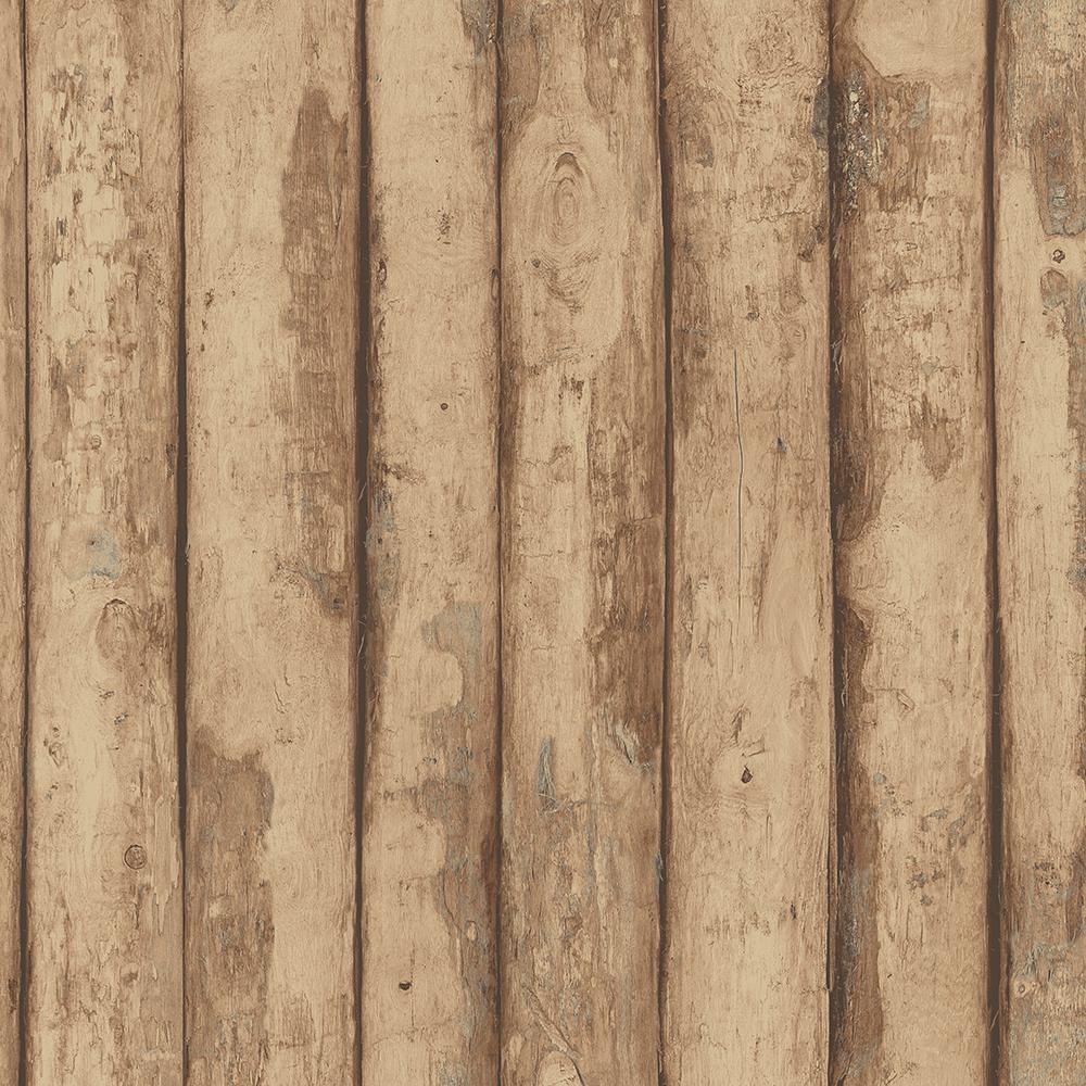 Norwall Log Cabin Wallpaper Fh37536 The Home Depot