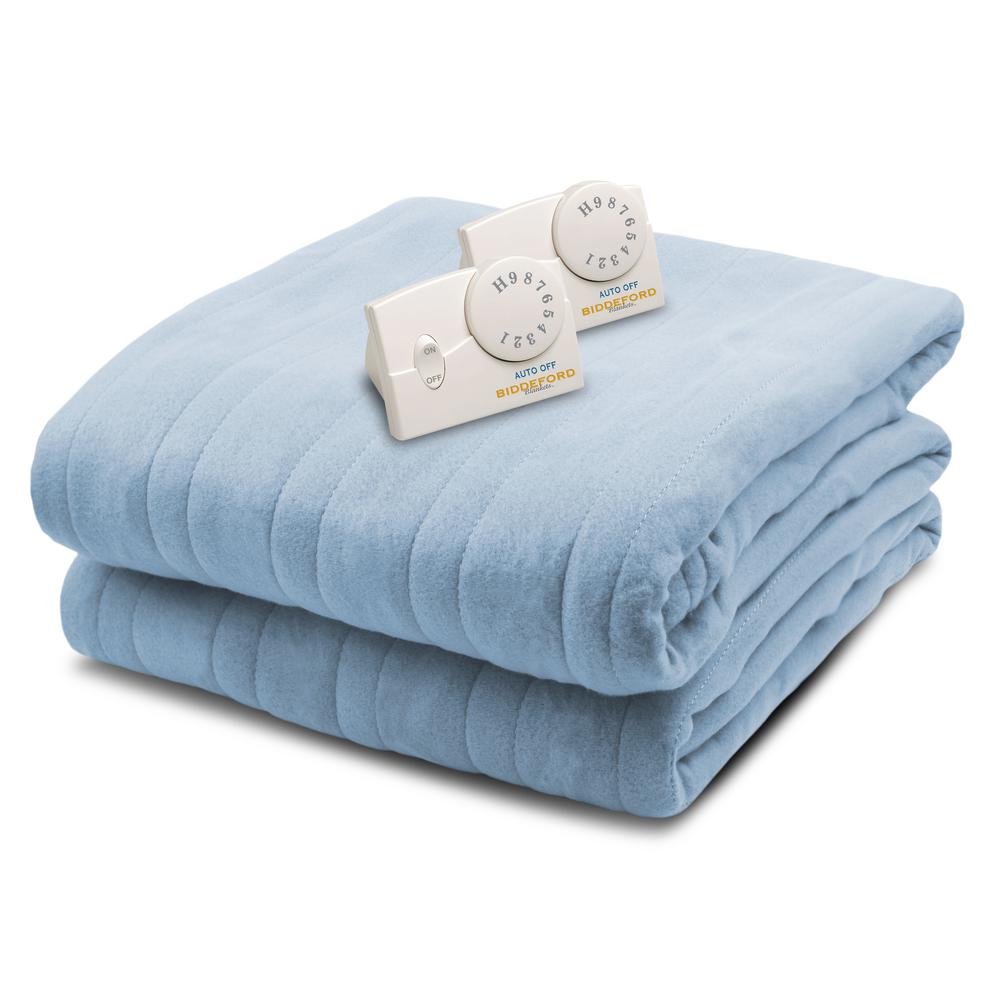 Biddeford Blankets 2034 Series Micro Plush Heated 100 in. x 90 in