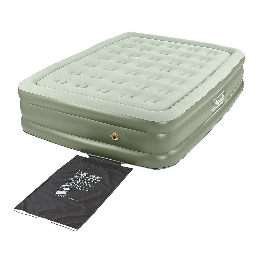 coleman queen airbed with frame