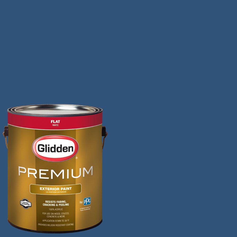 Glidden Premium 1 Gal Nfl 025h Dallas Cowboys Royal Flat Exterior Nfl 025h Dallas Cowboys Royal Flat Exterior Paint