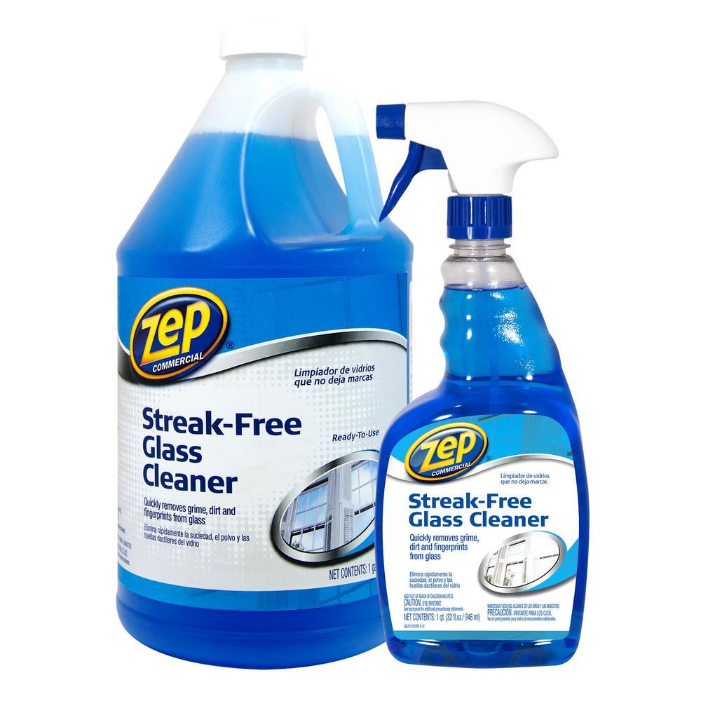 ZEP 32 oz. StreakFree Glass Cleaner with 128 oz. StreakFree Glass