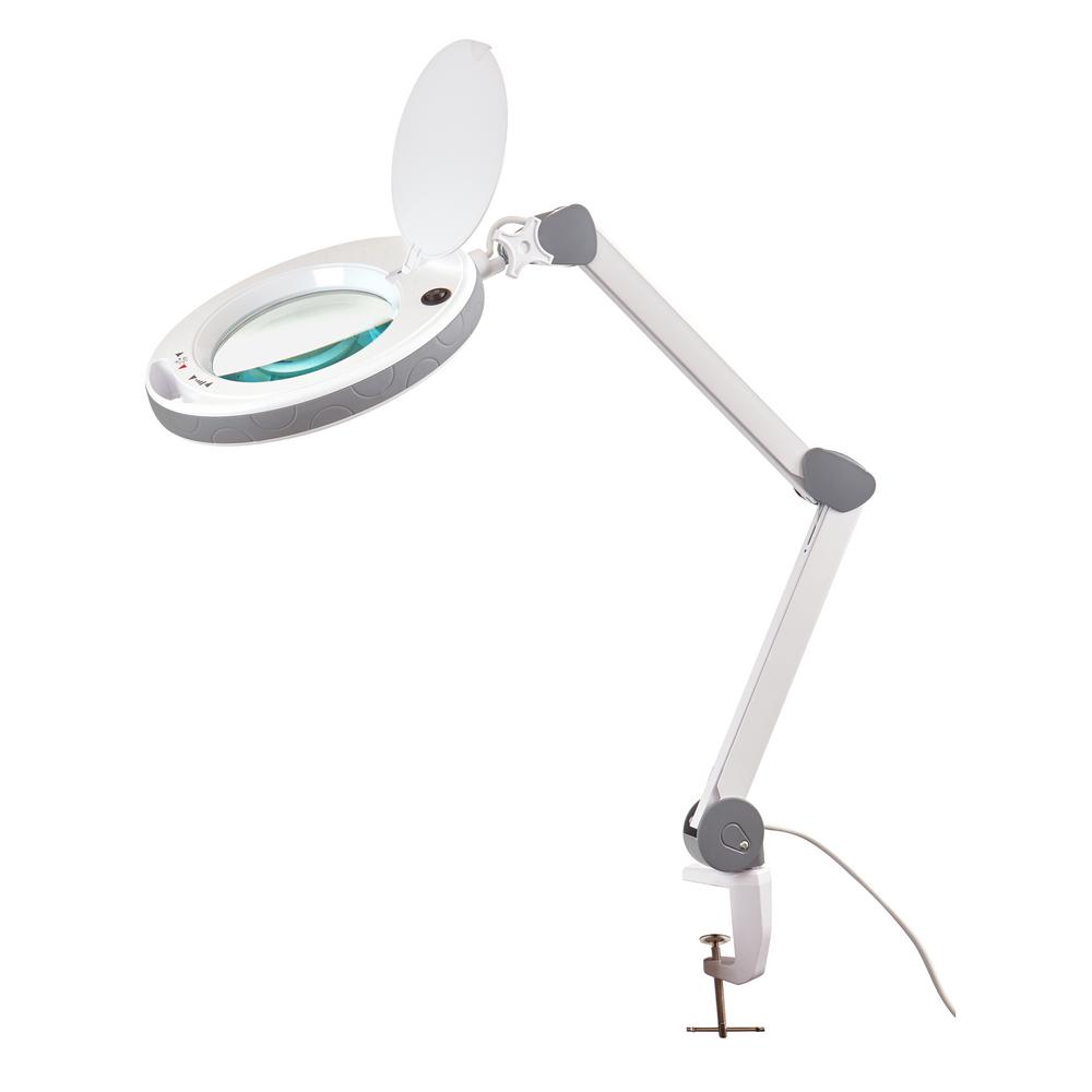 Newhouse Lighting 6 In Led Magnifying Lamp With Professional Lens