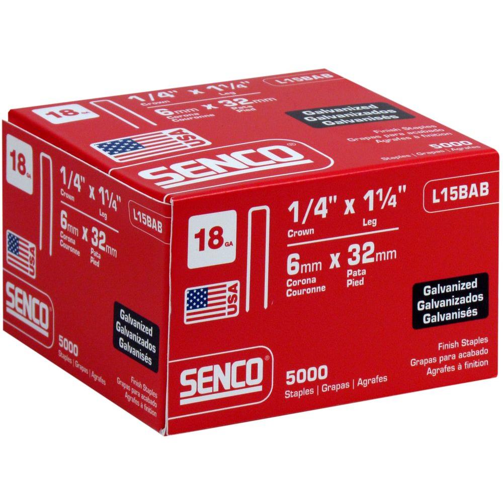Senco K11BAB 3//4 X 1//4 19Ga Galvanized Staple