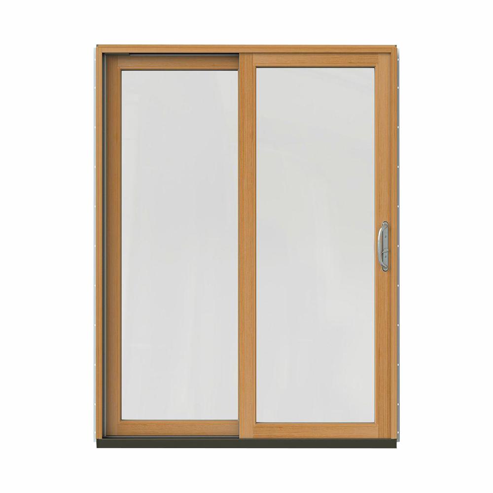 JELDWEN 60 in. x 80 in. W2500 Contemporary Vanilla Clad Wood Left