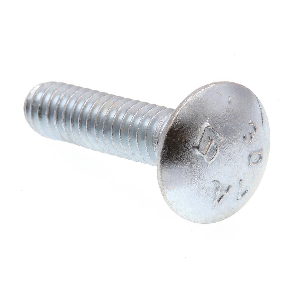 Prime-Line 9063535 Carriage Bolts 100-Pack A307 Grade A Zinc Plated Steel 3//8 in.-16 X 1-1//2 in.