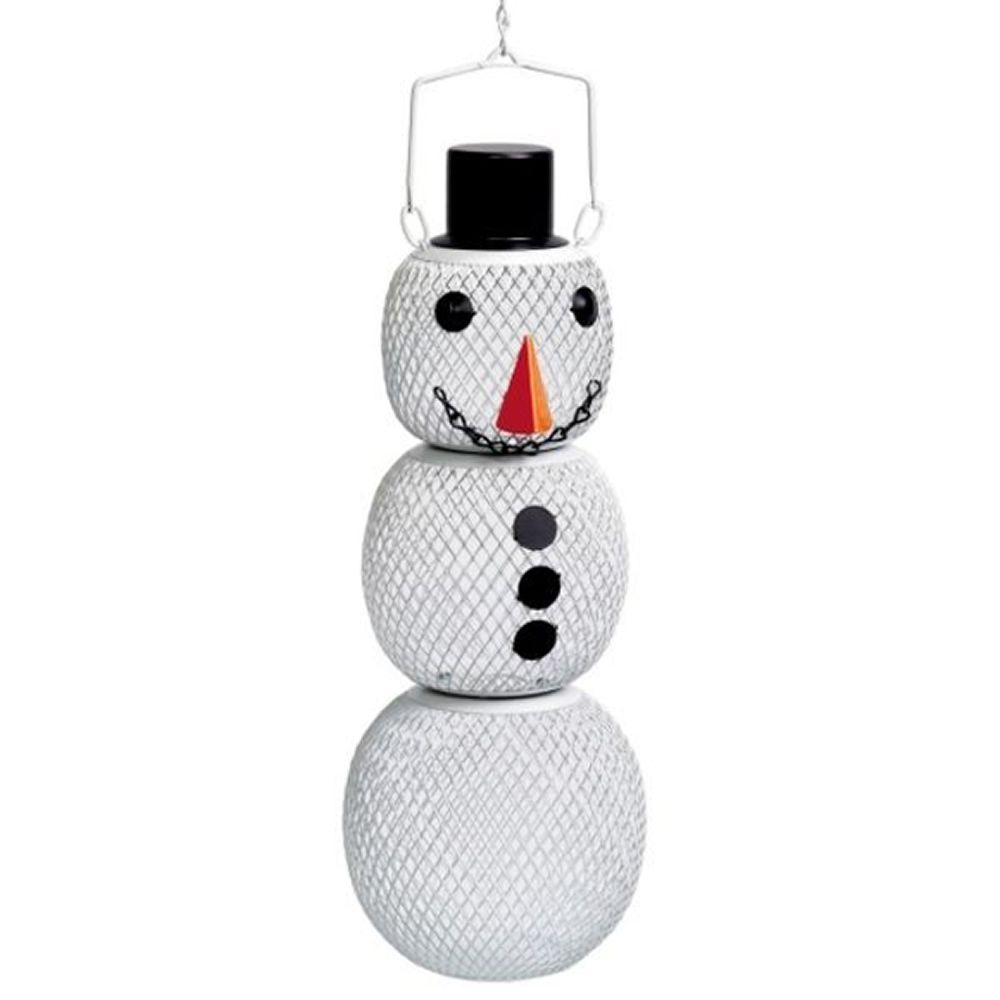 No No Snowman Hanging Bird Feeder 2 25 Lb Capacity Sm00345