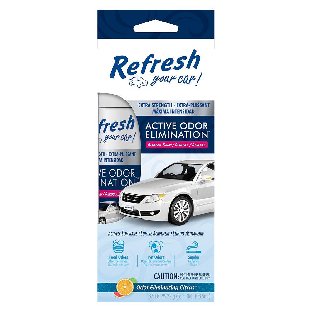 Refresh Your Car Active Odor Eliminator Aerosol 08201 The Home Depot