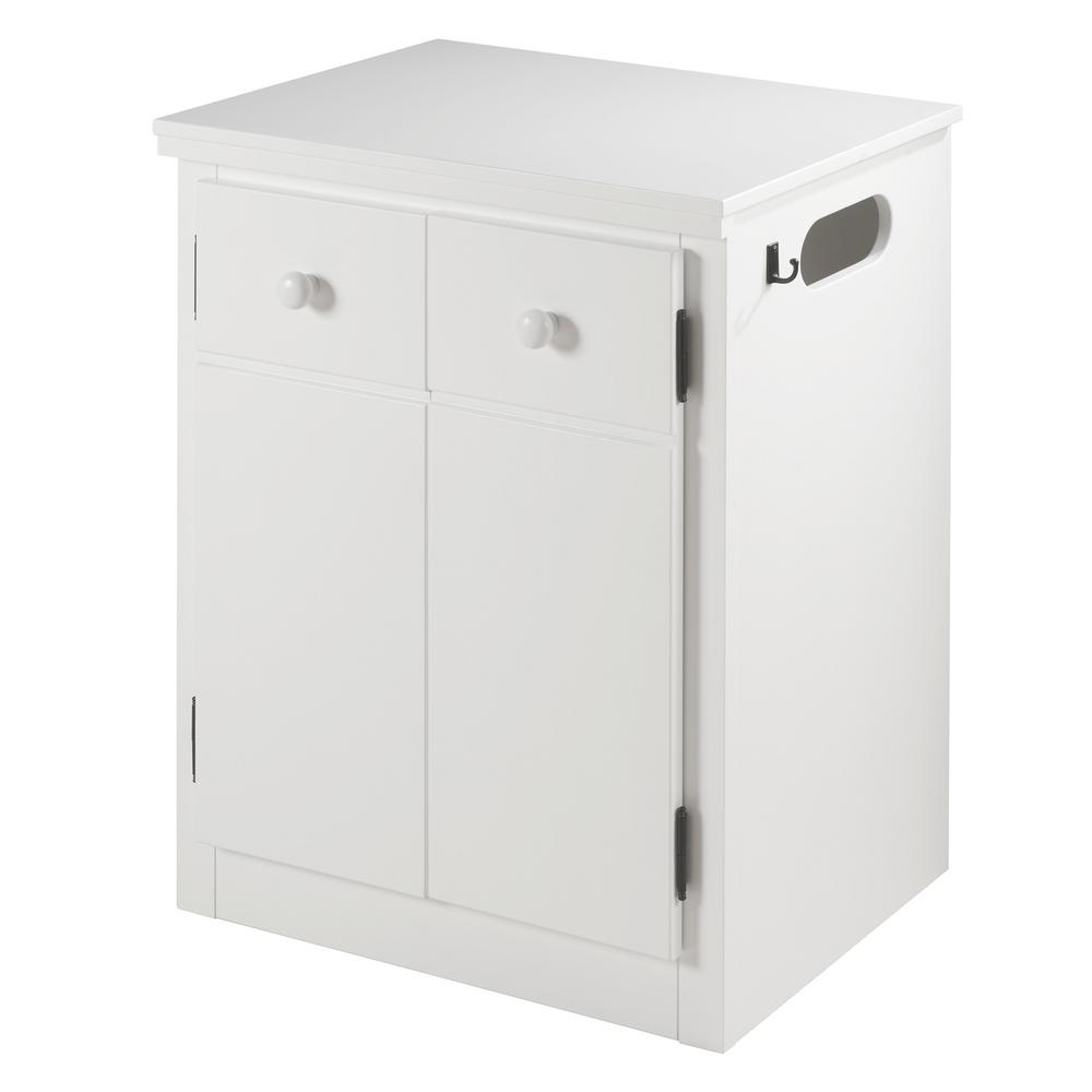 Cpap 2 Door White Nightstand Cp103 The Home Depot Cpap 2 Door White Nightstand