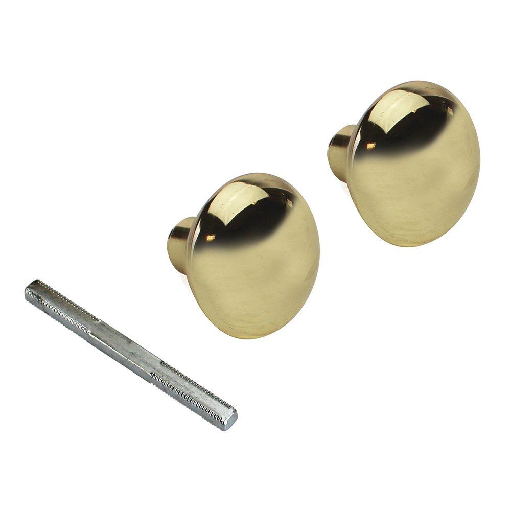 Defiant 2 1 4 In Solid Brass Door Knob 2 Per Pack 70382 The