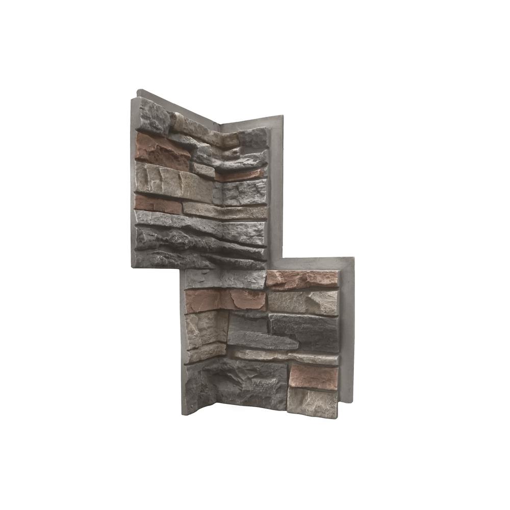 GenStone Stacked Stone Kenai 24 in. x 12 in. Faux Stone Siding Inside ...