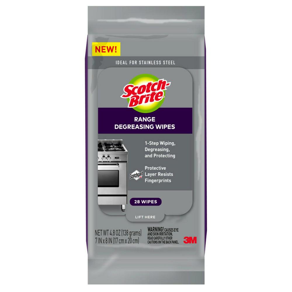 ScotchBrite Appliance Cleaner and Degreaser Wipes (Case of 6)954MAW