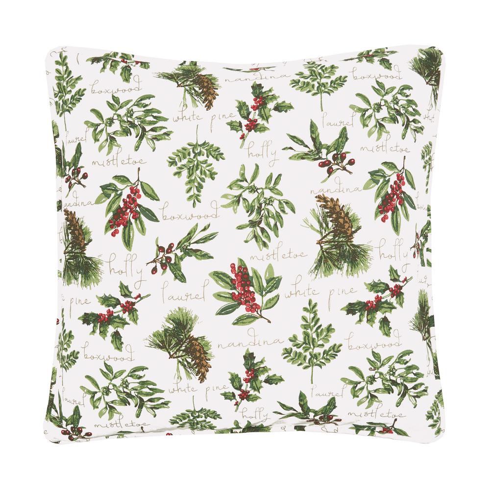 C F Home Winter Botanical Cream Standard Pillow 842872435 The