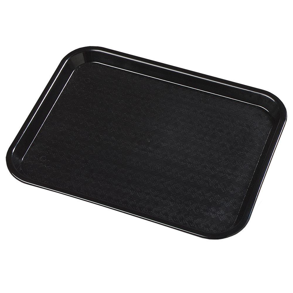 Carlisle 14 in. x 18 in. Polypropylene Tray in Black (Case of 12