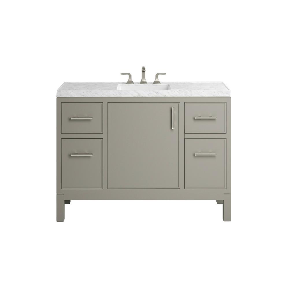 KOHLER Rubicon 48 in. Bath Vanity Single Basin Vanity Top in Mohair