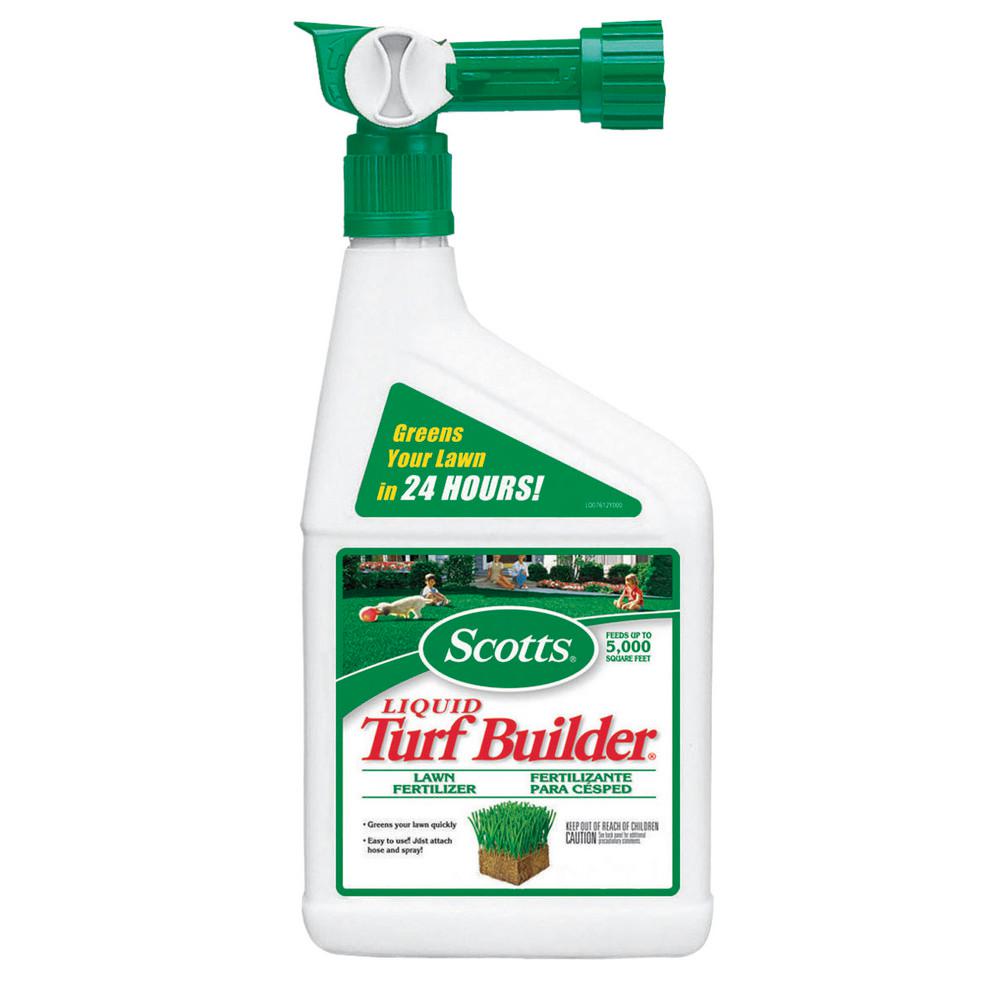 Scotts 32 Oz Liquid Turf Builder Lawn Fertilizer 5410260 The Home Depot