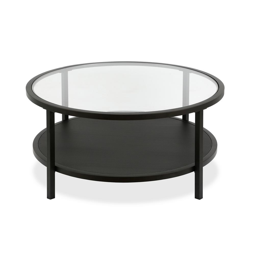 Meyer&Cross Rigan Round Coffee Table in Blackened Bronze ...