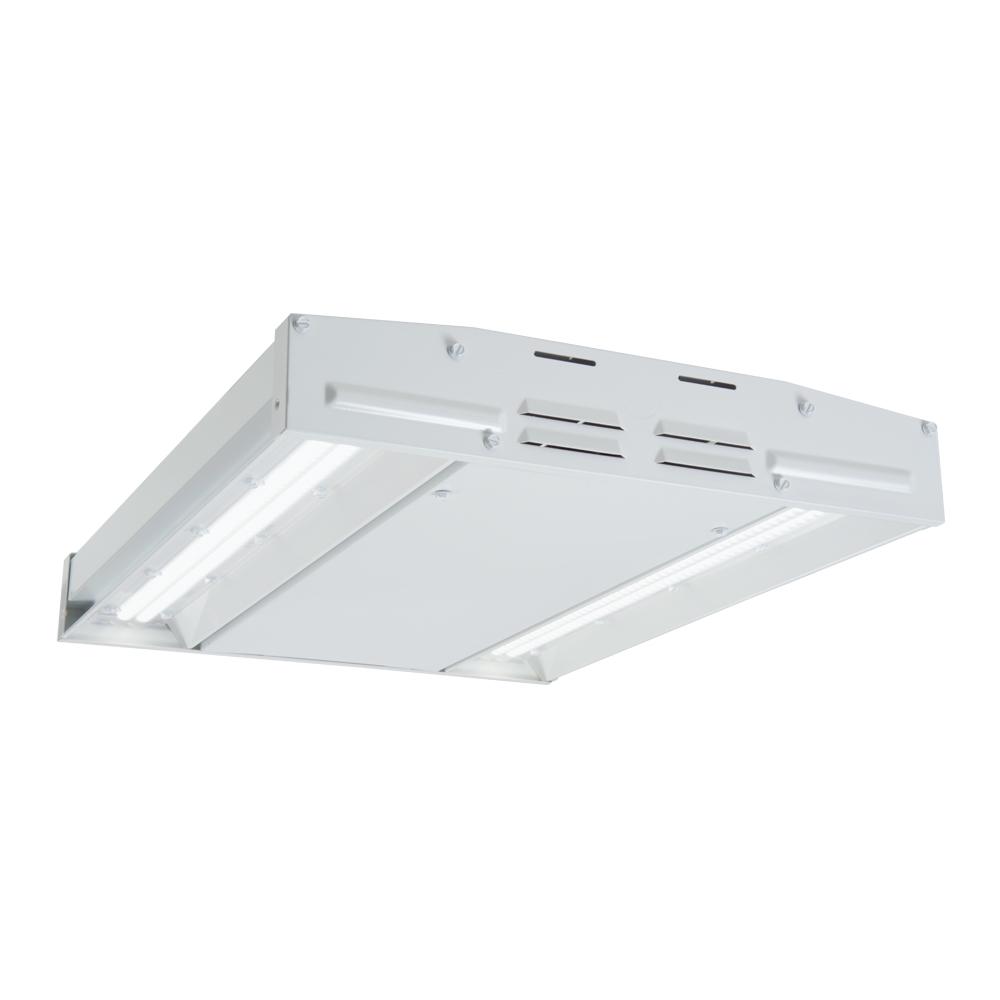 High Bay Lights Commercial Lighting The Home Depot 90 Watt 2 Ft White Integrated Led High Bay Light