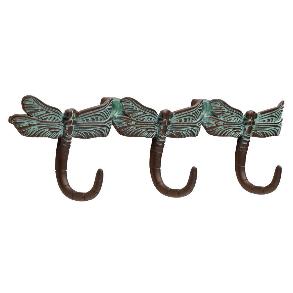Charming House Design Retro Wooden Moustache Wall Hooks Rack Key Coats Hanger NEW
