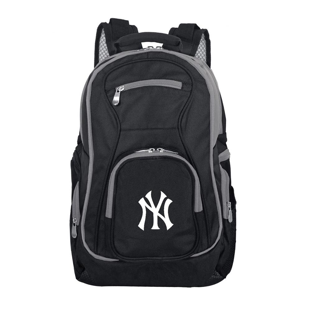 Denco Mlb New York Yankees 19 In Black Trim Color Laptop Backpack Denco Mlb New York Yankees 19 In Black Trim Color Laptop Backpack